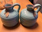Riverdale vaasjes, Ophalen, Blauw, Aardewerk of Porselein, Zo goed als nieuw