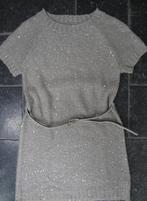 Jurk maat 158 - trui jurk zilver/glitter met riem, Meisje, Ophalen of Verzenden, Zo goed als nieuw, Jurk of Rok