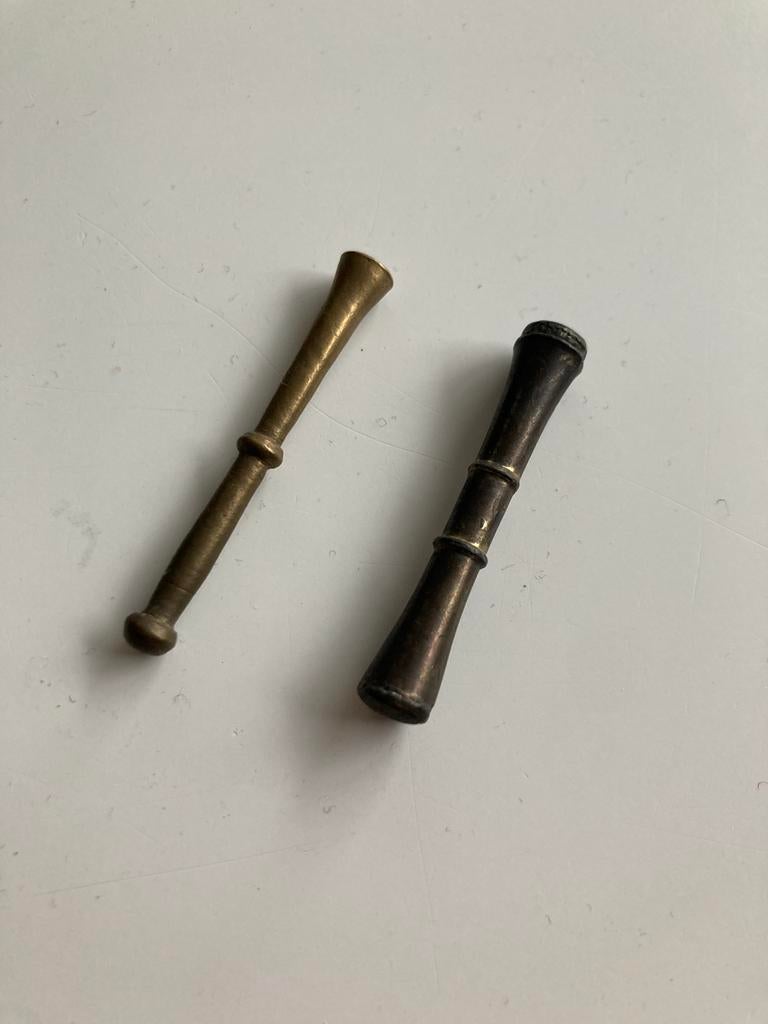 2x stamper voor vijzel, Ophalen of Verzenden, Koper