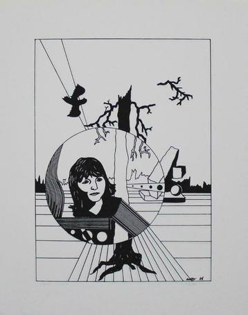 Harald Gallasch - Gabi - Litho Handgesign. beschikbaar voor biedingen