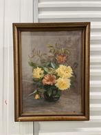 19e eeuws olieverf bloemstilleven – gesigneerd G.C. Gorter, Ophalen of Verzenden