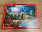 Castorland legpuzzel Cottage in the moon garden, Ophalen of Verzenden, 500 t/m 1500 stukjes, Zo goed als nieuw, Legpuzzel