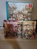Anton Pieck Puzzel & Notitieboeken Set, Ophalen of Verzenden, 500 t/m 1500 stukjes, Zo goed als nieuw, Legpuzzel