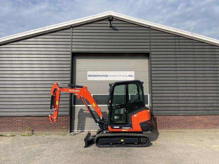 Kubota KX027 KX27 HI-SPEC minigraver NIEUW €599 LEASE, Zakelijke goederen, Machines en Bouw | Kranen en Graafmachines, Graafmachine