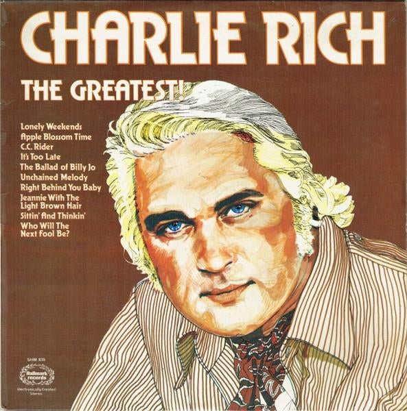 Charlie Rich – The Greatest!, Ophalen of Verzenden, Gebruikt, Overige formaten