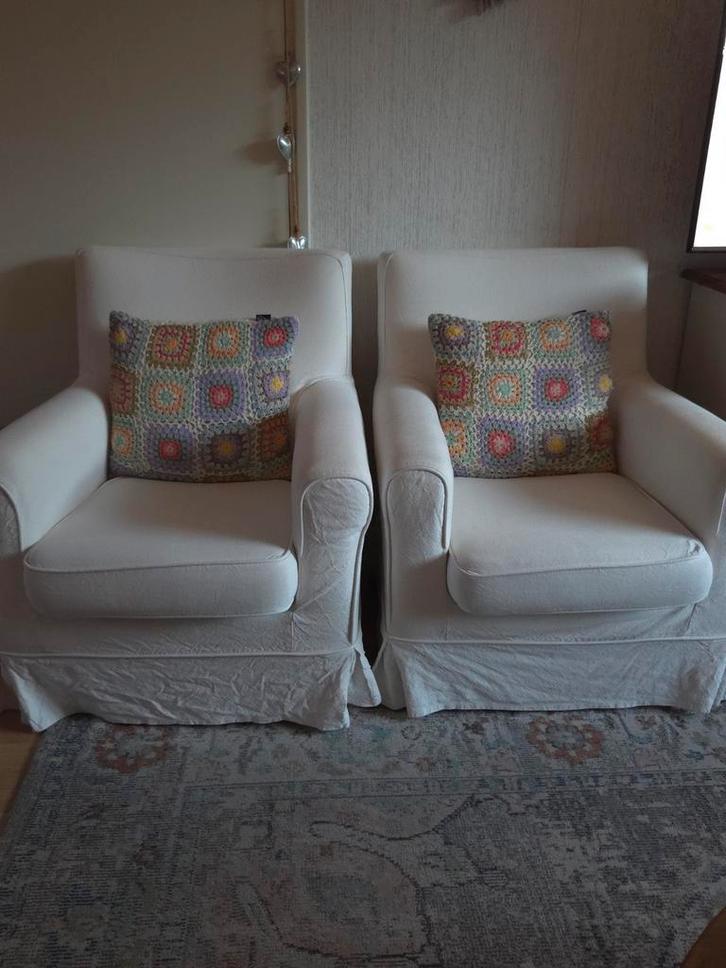 2 stoelen jennylund, Huis en Inrichting, Fauteuils, Gebruikt, 75 tot 100 cm, Ophalen
