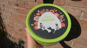 Hoge Paas Pasen koektrommel 20cm x 10cm beschikbaar voor biedingen