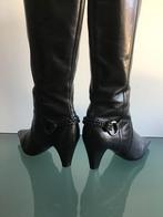 GRATIS VERZENDEN | PETER KAISER leren zwarte laarzen 37½, Peter Kaiser, Hoge laarzen, Verzenden, Zwart