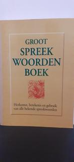 Groot Spreekwoordenboek ! Herkomst, betekenis en gebruik !, Ophalen of Verzenden, Zo goed als nieuw, Overige uitgevers, Nederlands