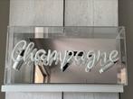 Champagne letters neon nieuw., Ophalen of Verzenden, Zo goed als nieuw