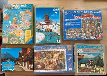 Verschillende puzzels beschikbaar voor biedingen