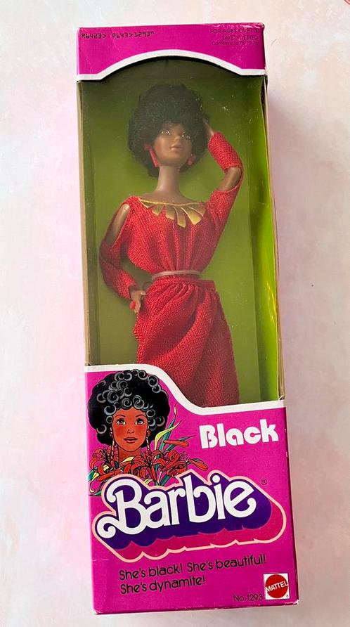 Barbie Black Fashion uit 1979 Mattel, Verzamelen, Poppen, Zo goed als nieuw, Fashion Doll, Ophalen of Verzenden