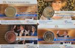 Coincard 2 Euro Dubbelportret & 2 Euro Koningsdubbelportret, Verzenden, Koningin Beatrix, Euro's
