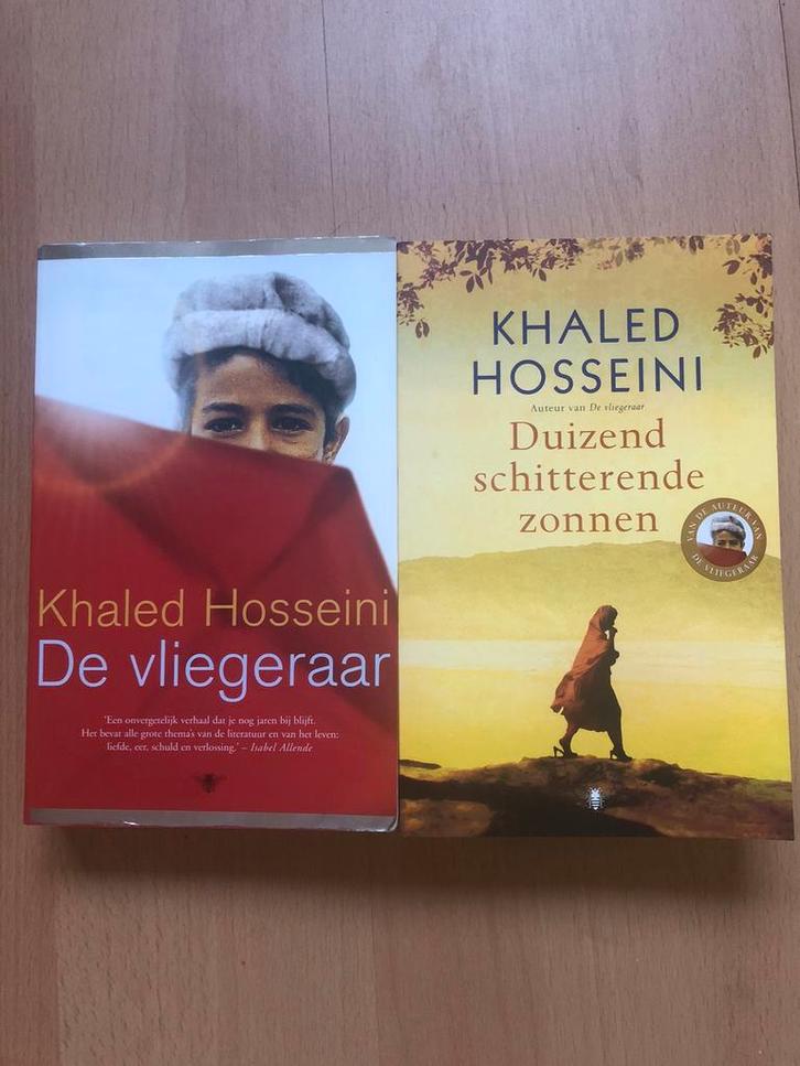 2x Khaled Hosseini Vliegeraar / 1000 schitterende zonnen, Boeken, Literatuur, Zo goed als nieuw, Ophalen of Verzenden