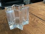 Kristallen waxinelicht houder 24% kristal, Ophalen of Verzenden, Zo goed als nieuw, Overige materialen, Minder dan 25 cm