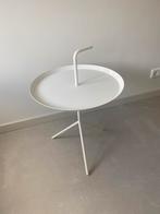 Hay DLM XL bijzettafel wit 48, Ophalen, Minder dan 55 cm, Metaal of Aluminium, Rond