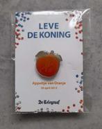 Speldje / pin " Leve de Koning " / " Appeltje van Oranje ", Ophalen of Verzenden, Nieuw, Nederland, Speld(je) of Lepel(tje)