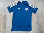 Adidas Feyenoord polo T-shirt blauw maat 140 shirt kort mouw, Kinderen en Baby's, Adidas., Ophalen of Verzenden, Zo goed als nieuw