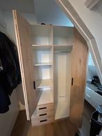 Kledingkast - Leenbakker Sprint, Huis en Inrichting, Kasten | Kledingkasten, Ophalen, Gebruikt, 100 tot 150 cm, Met lade(s)