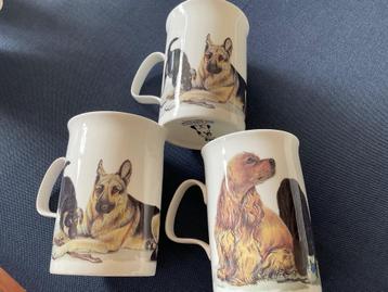 3 mokken DOG LOVERS /Roy  Kirkham beschikbaar voor biedingen