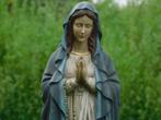 Beeld Maria XL met Rozenkrans - Polystone - In Kleur, Ophalen of Verzenden, Kunststof, Mensenbeeld