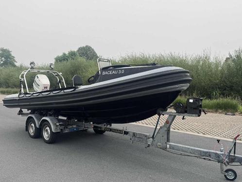 Osprey Viper 6.25 RIB - Johnson v6 150 pk + riba trailer, Watersport en Boten, Motorboten en Motorjachten, Zo goed als nieuw, Polyester