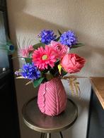 Vaasje met Zijden bloemen Compleet Zijde Cadeau Tip, Ophalen of Verzenden, Nieuw