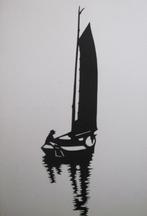 knipkunst - knipwerk - zeilboot op het water - nieuw, Verzamelen, 1960 tot 1980, Overige thema's, Ongelopen, Ophalen of Verzenden