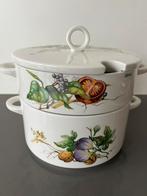 Vintage soep terrine schaal Villeroy en Boch groente, Ophalen of Verzenden, Zo goed als nieuw, Overige materialen