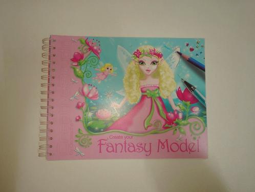 Topmodel Top Model kleurboek tekenboek Fantasy Model, Hobby en Vrije tijd, Tekenen, Ophalen of Verzenden