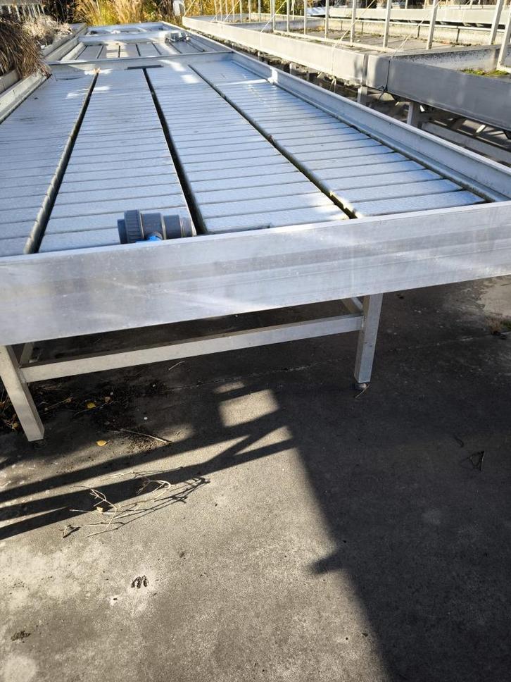 Kweektafels / tuincentrumtafels aluminium diverse formaten, Tuin en Terras, Kweekspullen, Gebruikt, Kweektafel, Ophalen