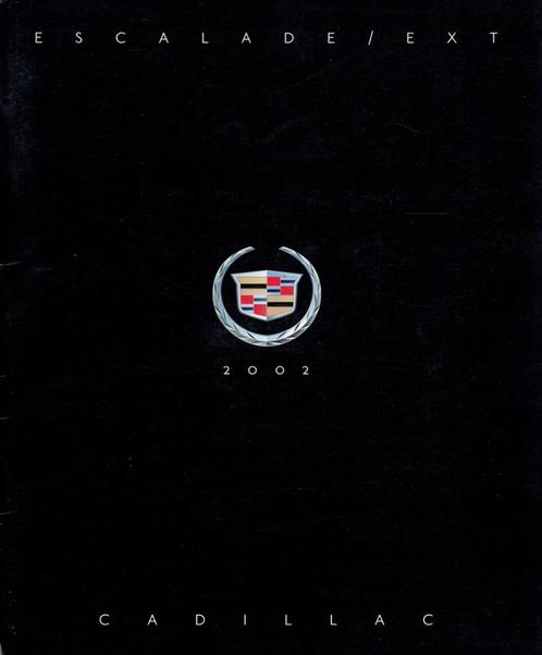 Folder Cadillac Escalade & Escalade EXT (USA-uitgave - 2002), Boeken, Auto's | Folders en Tijdschriften, Gelezen, Overige merken