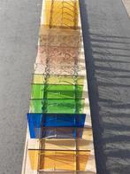 Figuurglasplaatjes Glas in lood/Tiffany, Hobby en Vrije tijd, Overige Hobby en Vrije tijd, Ophalen of Verzenden, Zo goed als nieuw