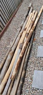 4 Kastanjehouten Palen 350cm, 7-9cm, Ophalen, Nieuw, 250 cm of meer, Palen