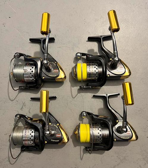 4x Penn Captiva CV4000 molens, Watersport en Boten, Hengelsport | Zeevissen, Zo goed als nieuw, Molen, Ophalen