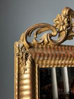 Franse spiegel antiek 19e eeuw, Ophalen, Rechthoekig, Minder dan 50 cm