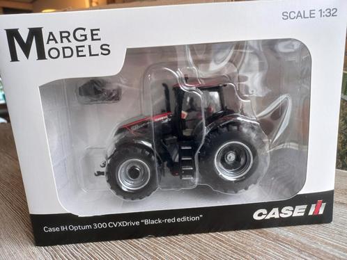 Case IH Optum 300 Cvx Black Red Edition Marge Models, Hobby en Vrije tijd, Modelauto's | 1:32, Nieuw, Tractor of Landbouw, Overige merken