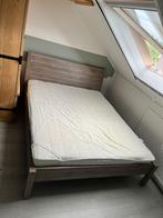 Ikea Nyvoll bed 200x160 cm, Huis en Inrichting, Ophalen, Bruin, Tweepersoons, Zo goed als nieuw