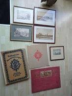 Antieke collectie kunst afbeeldingen van vroege tekeningen, Ophalen of Verzenden