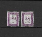 Suriname 1950, NVPH P40 & P43, Gestempeld., Postzegels en Munten, Postzegels | Suriname, Verzenden, Gestempeld