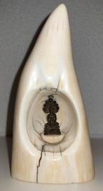 Zeer bijzonder 19e eeuws tempeltje met Boeddha, Verzenden