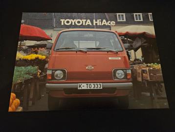 Brochure Toyota HiAce 1979 beschikbaar voor biedingen