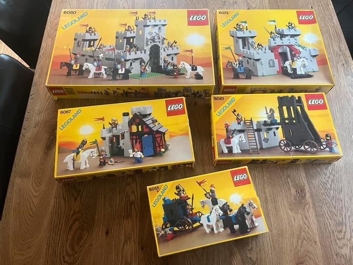 Lego castle sets met dozen jaren 80, Kinderen en Baby's, Speelgoed | Duplo en Lego, Gebruikt, Lego, Complete set, Ophalen