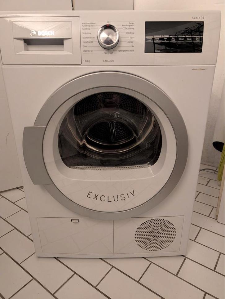 Bosch Condensdroger - Perfecte staat!, Witgoed en Apparatuur, Wasdrogers, Zo goed als nieuw, Condens, Voorlader, 8 tot 10 kg, 85 tot 90 cm