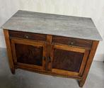 Vintage commode met marmer dressoir kast antiek, Huis en Inrichting, Kasten | Dressoirs, Ophalen, Gebruikt, 25 tot 50 cm, Met deur(en)