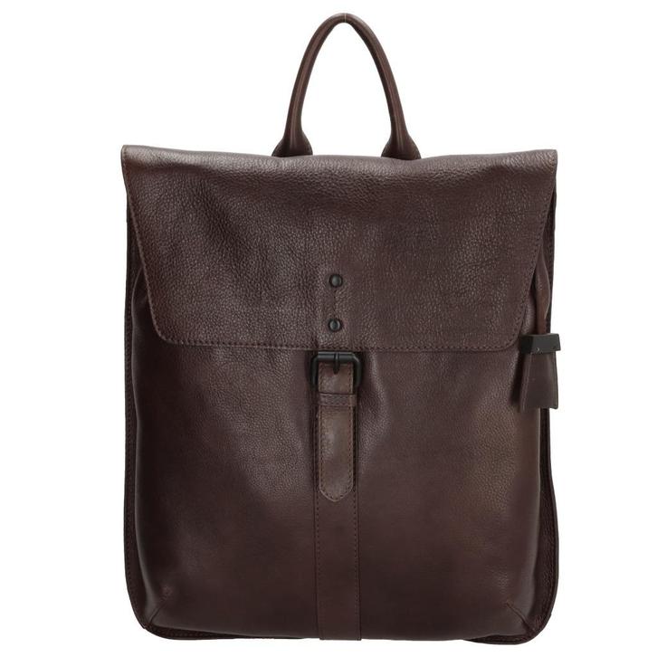 Genicci rugtas van leer in de kleur bruin of zwart SALE NEW, Sieraden, Tassen en Uiterlijk, Tassen | Rugtassen, Nieuw, 25 tot 40 cm