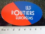 ruit sticker les rOutiers européens logo, Verzenden, Zo goed als nieuw, Bedrijf of Vereniging