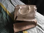 Witte lederen Italiaanse tas met stoftas., Sieraden, Tassen en Uiterlijk, Tassen | Damestassen, Ophalen of Verzenden, Nieuw, Wit
