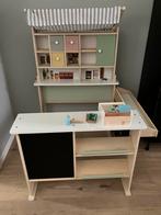 Houten speelgoed winkel inclusief houten kassa, Ophalen, Zo goed als nieuw, Hout