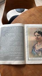 Herinneringsalbum - 40 jarig regerings-jubileum 1898-1938, Ophalen of Verzenden, Zo goed als nieuw, Kaart, Foto of Prent